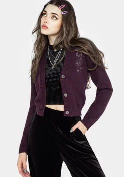 Poe Embroidered Cardigan