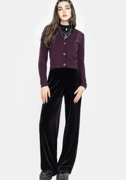 Poe Embroidered Cardigan