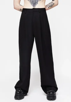 Poe Pleated Wide Leg Trouser