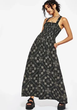 Poem Moth Printed Cami Midaxi Dress