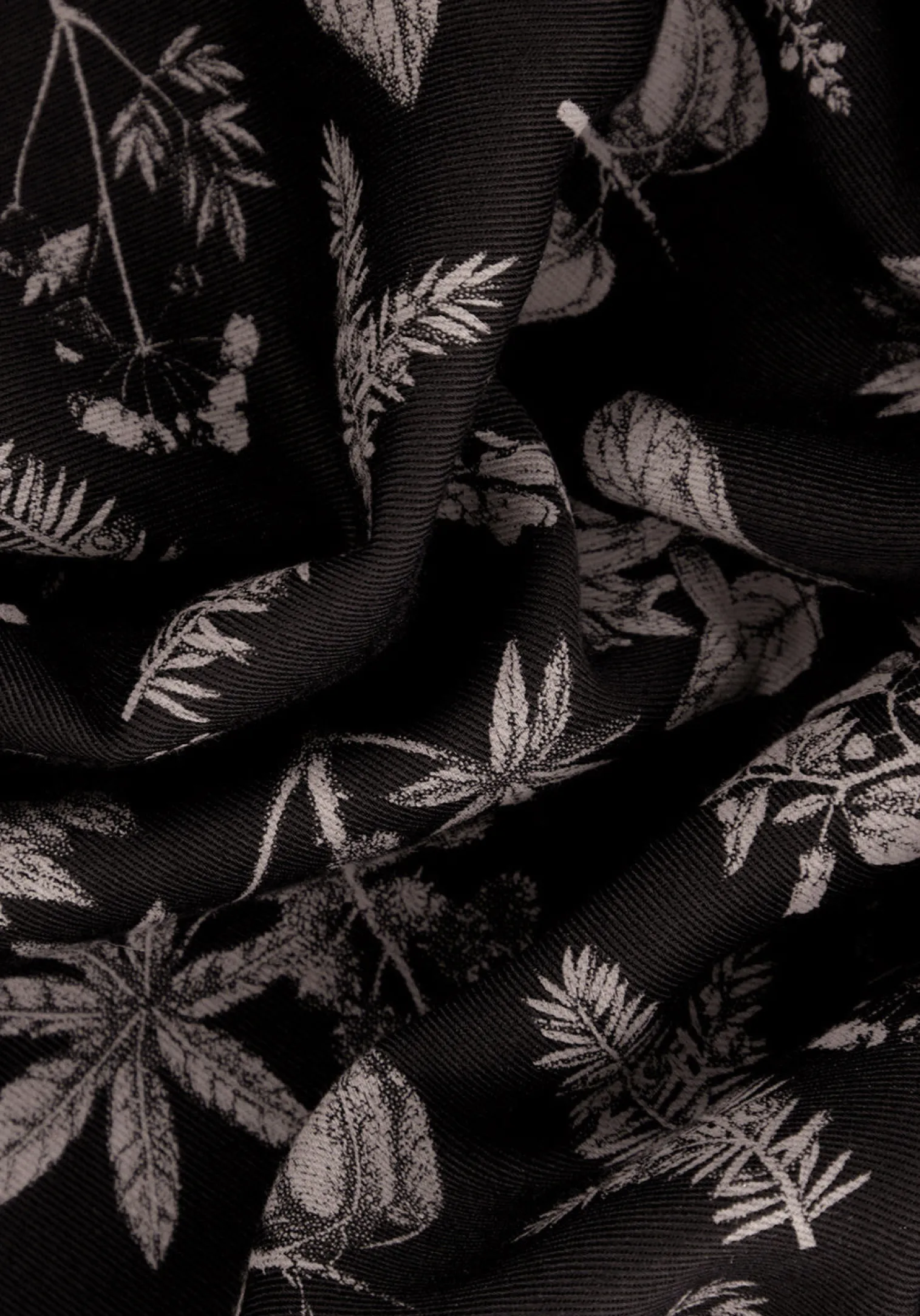 Poisonous Plant Split Midi Skirt