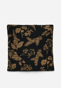 Poisonous Plants Floral Print Cotton Throw Cushion