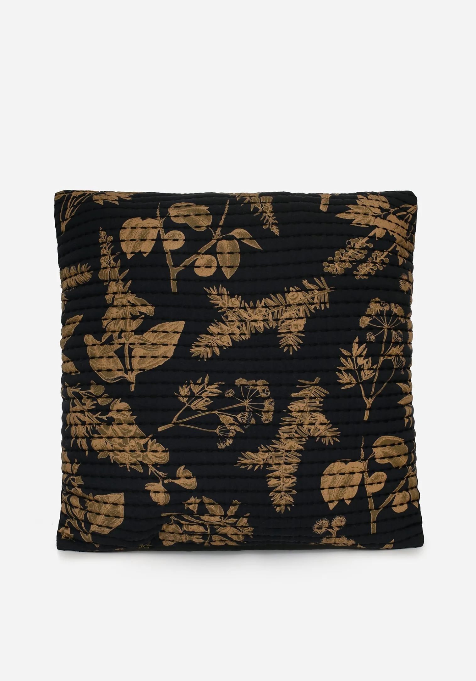 Poisonous Plants Floral Print Cotton Throw Cushion