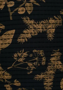 Poisonous Plants Floral Print Cotton Throw Cushion