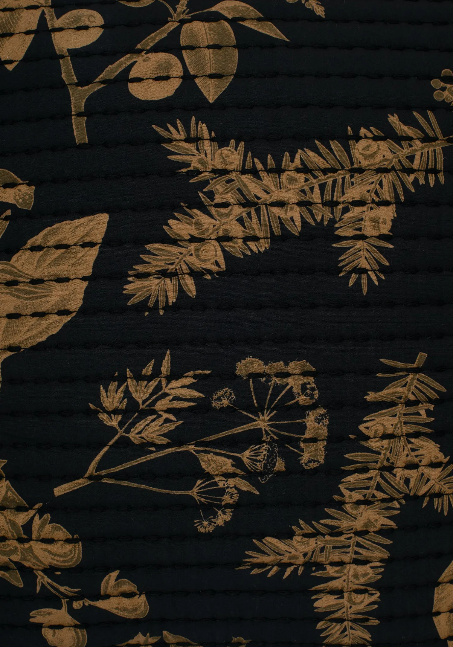 Poisonous Plants Floral Print Cotton Throw Cushion