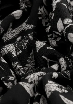Poisonous Plants Wrap Mini Dress
