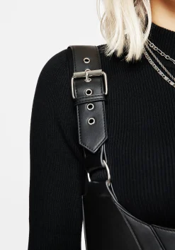 Polaire Lace Up Corset Harness
