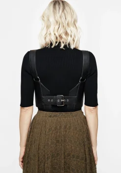 Polaire Lace Up Corset Harness