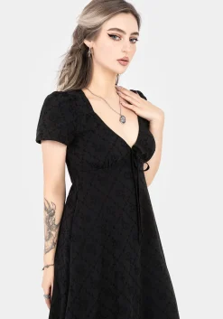 Polgara Floral Jacquard Midaxi Dress
