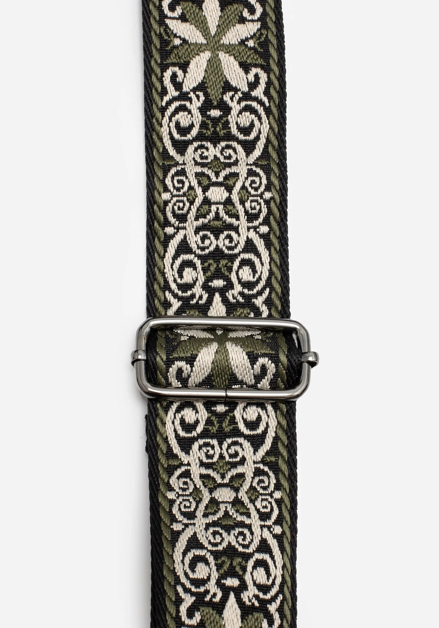 Portent Debossed Zip Front Crossbody Bag
