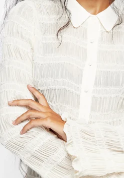 Prelude Ruched Button Up Shirt