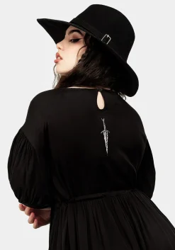 Priestess Embroidered Smock Dress