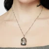 Primavera Bird Cage Pendant Necklace