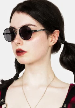 Psyche Round Wire Sunglasses