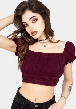 Psyche Textured Crop Top