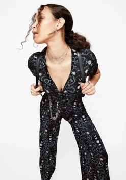 Pythia Button Up Jumpsuit