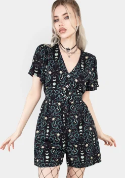Pythia Button Up Playsuit