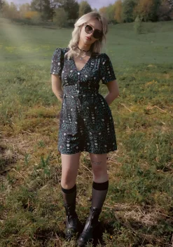 Pythia Button Up Playsuit