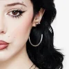 Ramona Snake Hoop Earrings