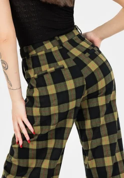 Rapture Wide Leg Check Trousers