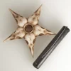 Raven Skull Candle Holder