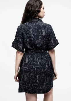Realm Mini Short Sleeve Shirt Dress