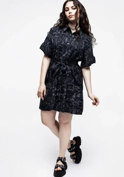 Realm Mini Short Sleeve Shirt Dress