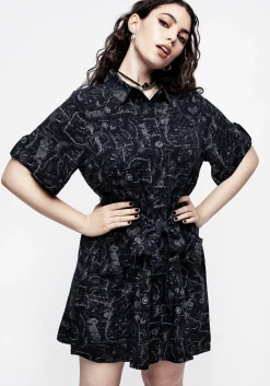 Realm Mini Short Sleeve Shirt Dress