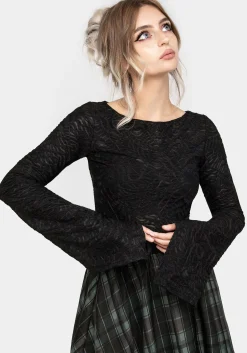 Reinette Flute Sleeve Top
