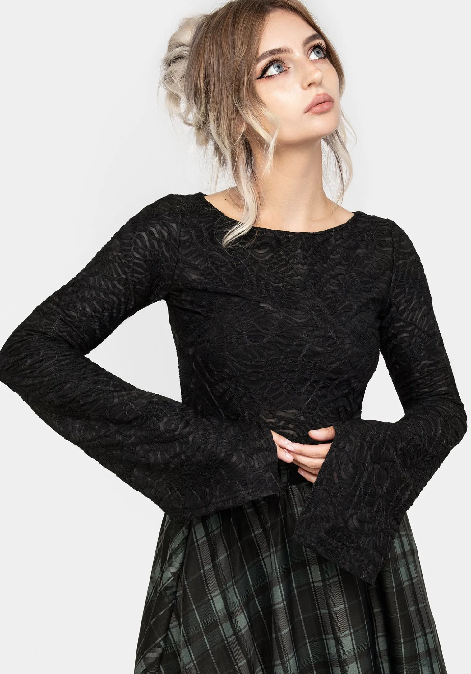 Reinette Flute Sleeve Top
