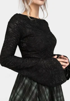 Reinette Flute Sleeve Top