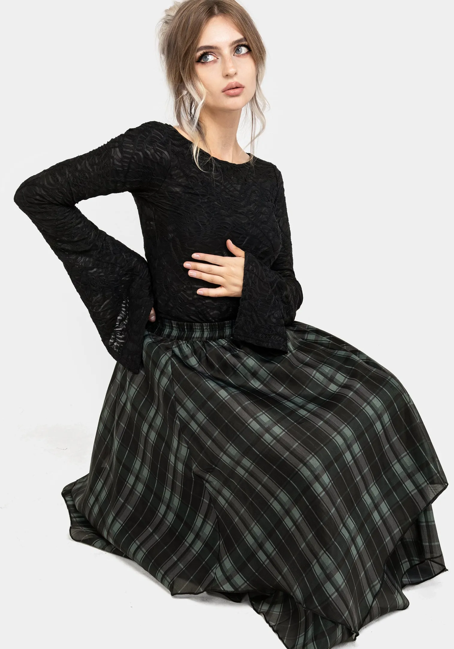 Reinette Flute Sleeve Top