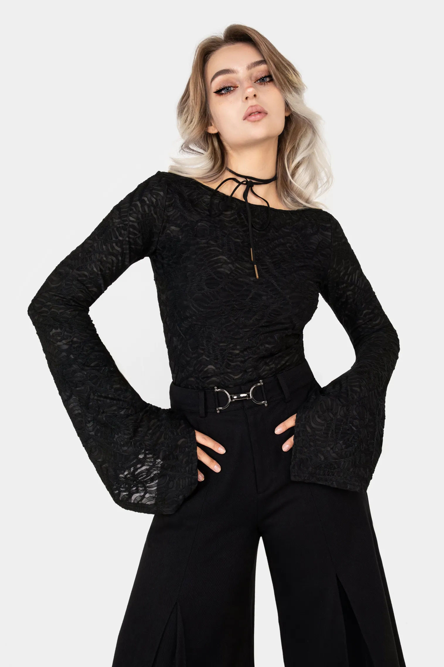 Reinette Flute Sleeve Top