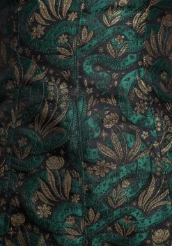 Rena Snake Jacquard Mini Dress