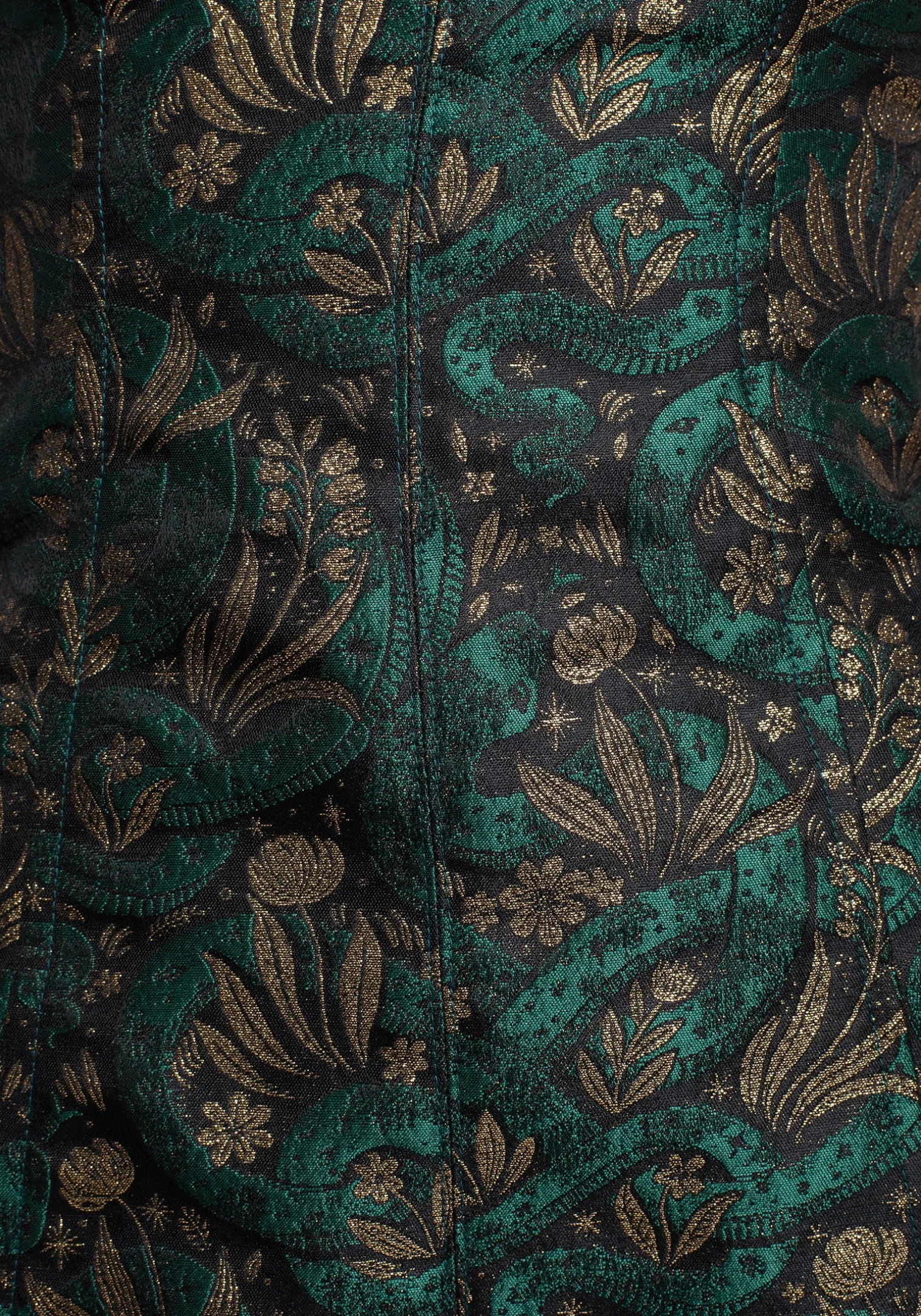 Rena Snake Jacquard Mini Dress
