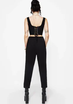 Renita Embroidered Tapered Tailored Trouser