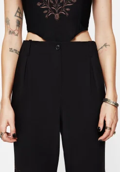 Renita Embroidered Tapered Tailored Trouser