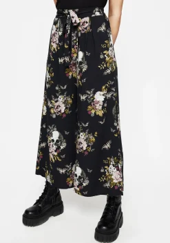 Revival Floral Wide Leg Culotte Trousers