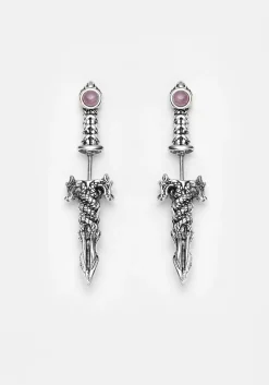 Ritual Amethyst Split Earrings