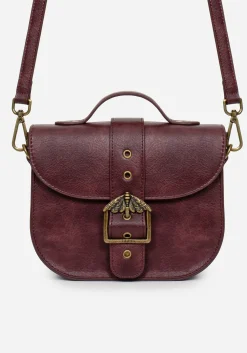 Rosamoth Buckle Crossbody Satchel Bag