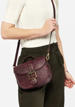 Rosamoth Buckle Crossbody Satchel Bag