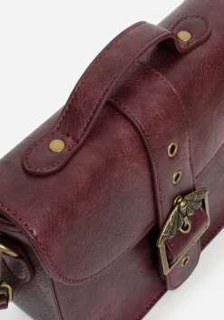 Rosamoth Buckle Crossbody Satchel Bag