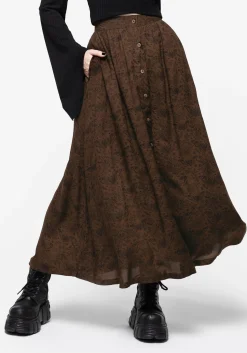 Rosamoth Button Up Midi Skirt