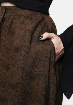 Rosamoth Button Up Midi Skirt