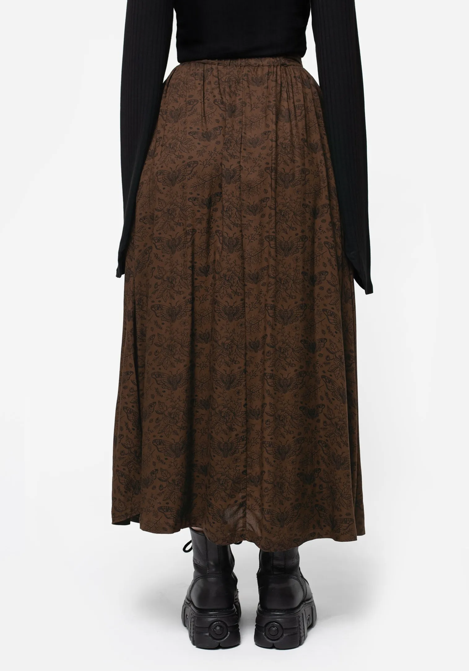 Rosamoth Button Up Midi Skirt
