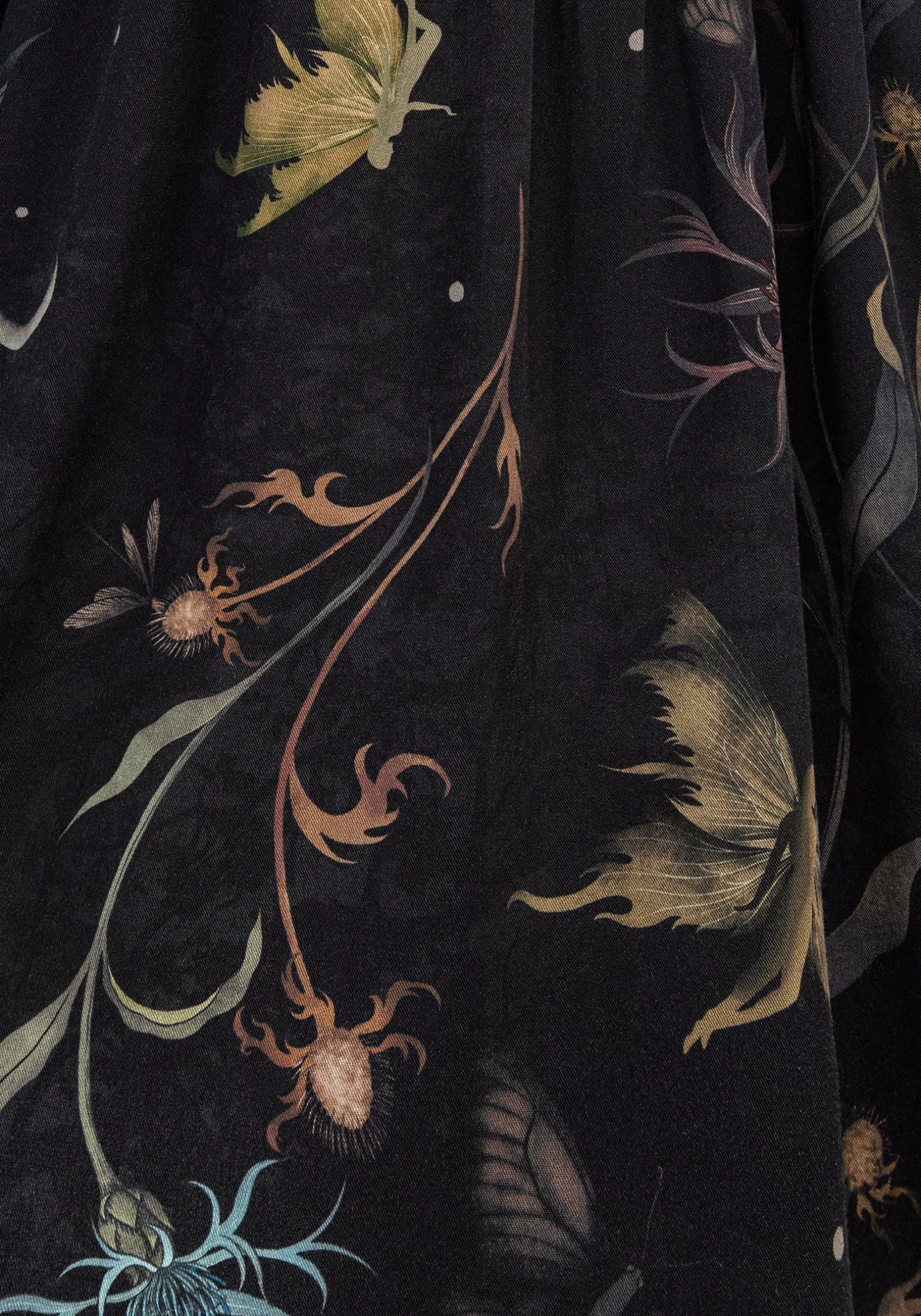 Rosanella Floral Print Mini Smock Dress