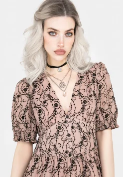 Rosethorn Corset Midi Dress