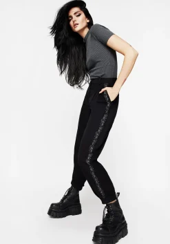 Rosethorn Embroidered Balloon Trousers