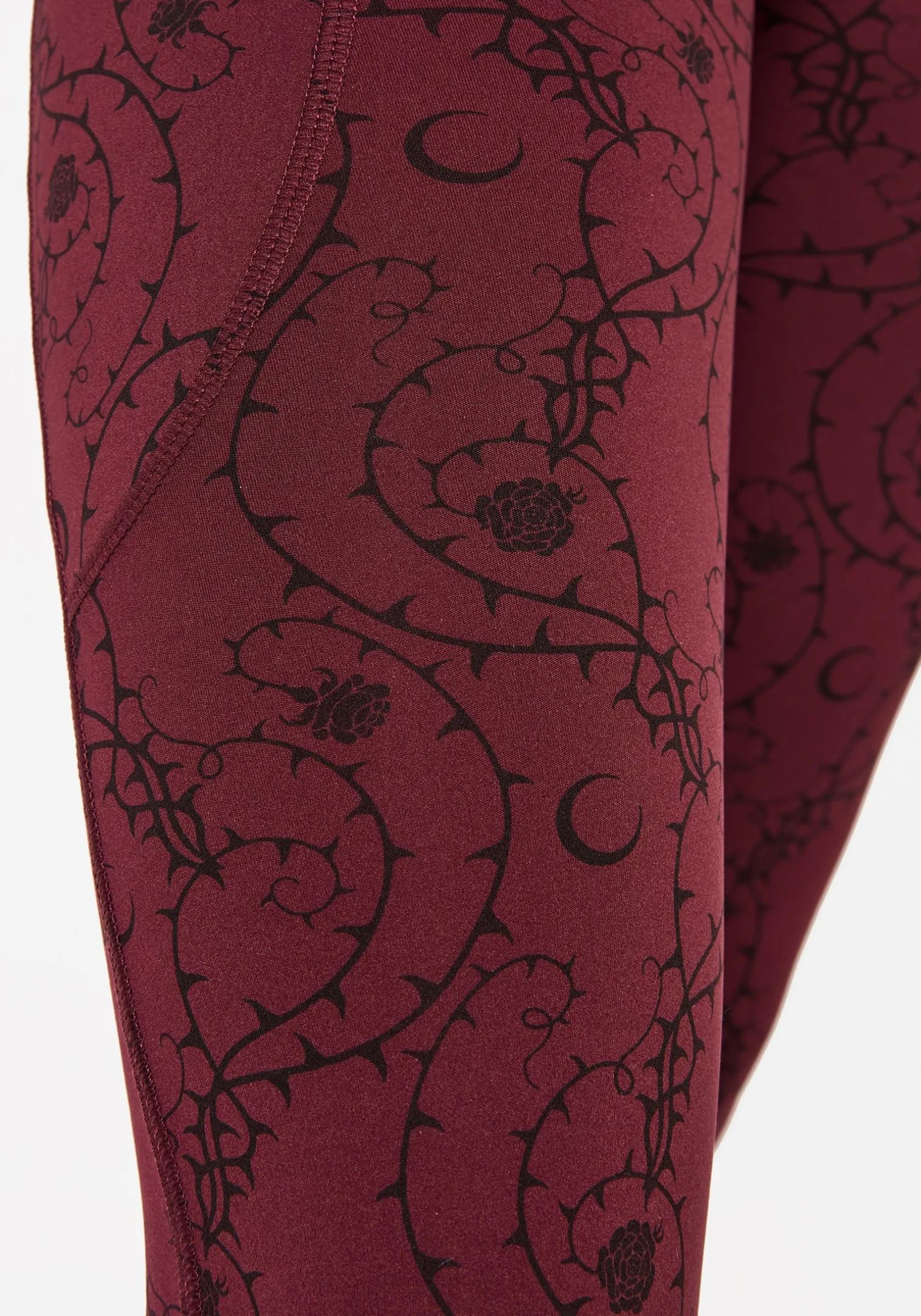 Rosethorn Floral Print Athleisure Sports Leggings