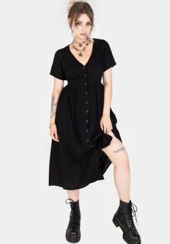 Rowan Linen Button Up Midi Dress